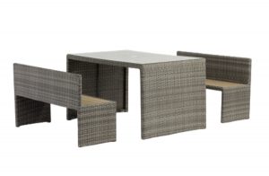 3pc rattan patio set