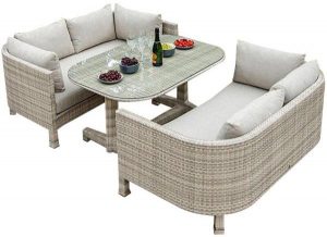 Cheap rattan garden table and chairs