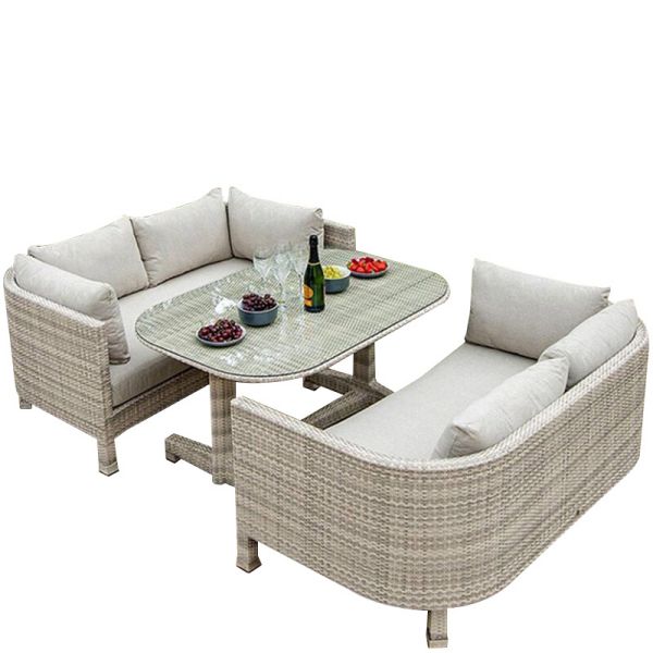 Cheap rattan garden table and chairs