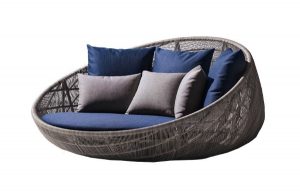 Luxury outdoor daybed with canopy