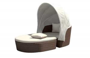 Rattan daybed outdoor