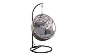 Folding swinging egg chair