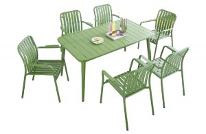 aluminum outdoor dining set