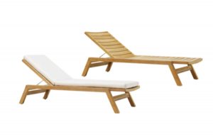 teak sun lounger